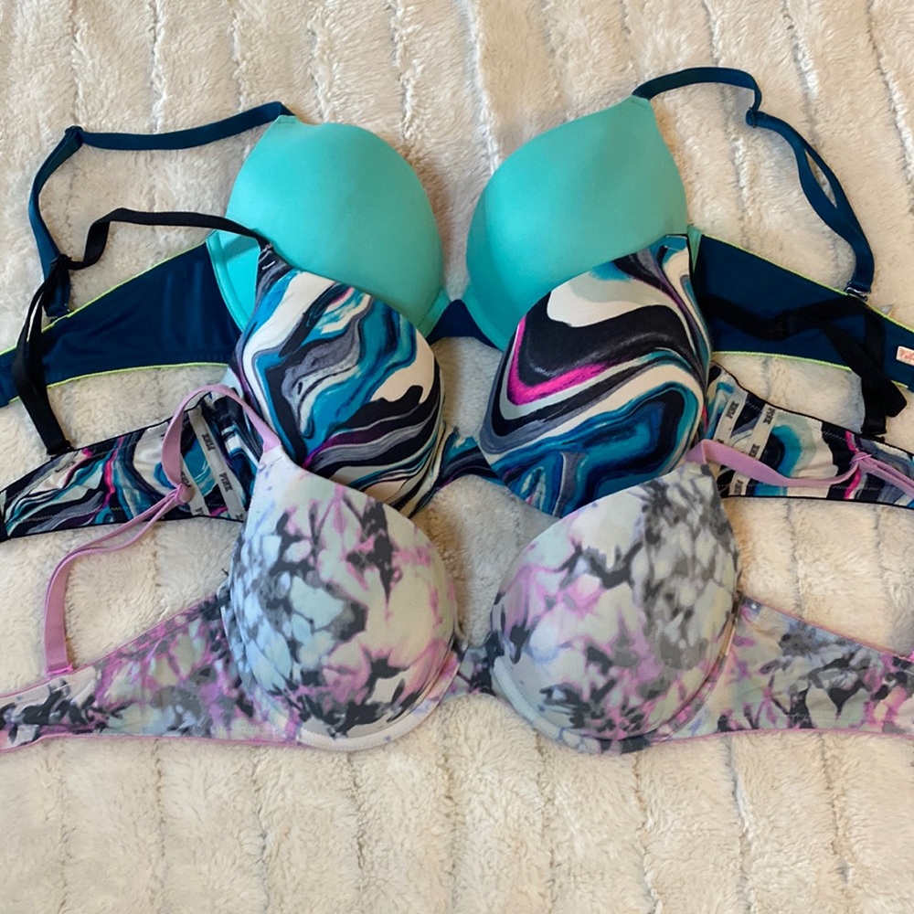 VS/PINK 34D Bra Bundle